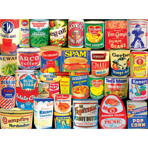 Retro Cans Collage By RoseArt