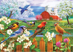 Puzzle Collector - Spring Gathering Landscape By RoseArt