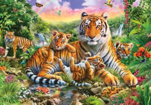 Tiger Family Big Cats Jigsaw Puzzle By Kodak