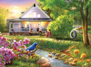 Summer Evening Cabin & Cottage By RoseArt
