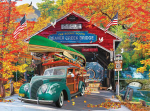 Covered Bridge Nostalgic & Retro By Kodak