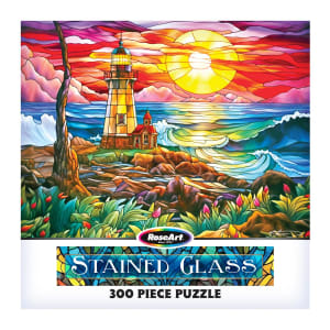 Stained Glass - Summer Waves Beach & Ocean By RoseArt