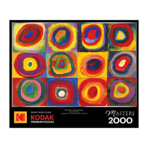 Kodak Master 2000 - Color Study Squares with Concentric Circle Contemporary & Modern Art By Kodak