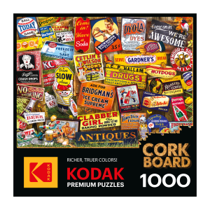 Kodak Cork - Antique Signs Collage By Kodak