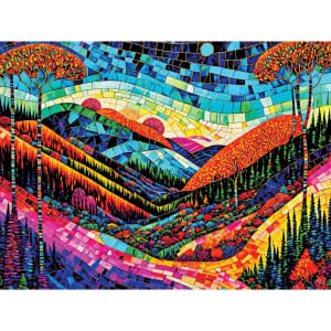 Stained Glass - Dreamland Rainbow & Gradient By RoseArt