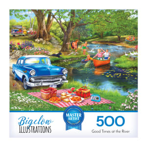 Bigelow Illustrations - Good Times At The River Nostalgic & Retro By RoseArt
