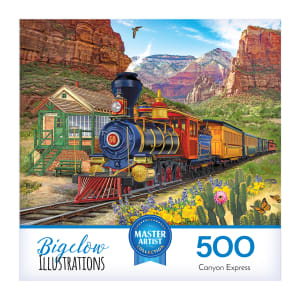 Bigelow Illustrations - Canyon Express Train By RoseArt