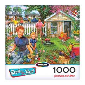 Back To The Past - Gardening With Mom Nostalgic & Retro By RoseArt