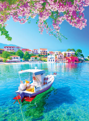 Assos Village in Kefaonia, Greece Beach & Ocean By Kodak