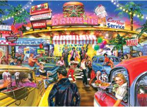 Cookie's Diner Nostalgic & Retro Jigsaw Puzzle By RoseArt