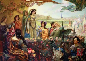 Lancelot & Guinevere Fine Art By Anatolian