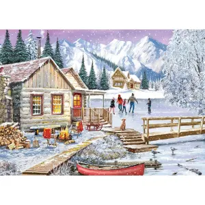 Winter at the Cabin Cabin & Cottage By Gibsons