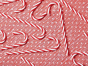 Candy Cane  - Impuzzible No. 31 Pattern & Geometric By All Jigsaw Puzzles