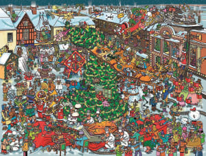 Bart Slyp Christmas Street Christmas By All Jigsaw Puzzles