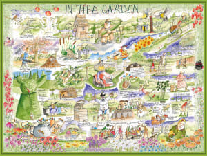 In The Garden Cartoon By All Jigsaw Puzzles