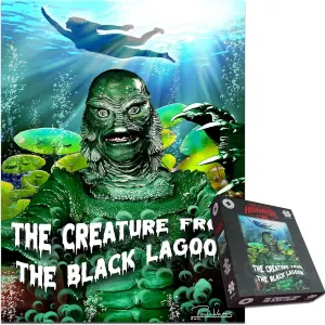 Creature from the Black Lagoon Nostalgic & Retro By All Jigsaw Puzzles