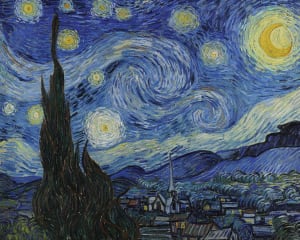 Starry Night Contemporary & Modern Art By Victory Wooden Puzzles, LTD