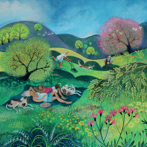 Sunny Suburban Sunday Landscape By Victory Wooden Puzzles, LTD