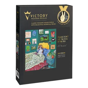Please Don't Let The Dog In The Bed Around the House By Victory Wooden Puzzles, LTD