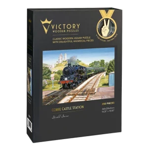 Corfe Castle Station Train By Victory Wooden Puzzles, LTD