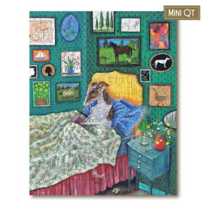 Please Don't Let The Dog In The Bed - Mini Quarter Tin Around the House By Victory Wooden Puzzles, LTD