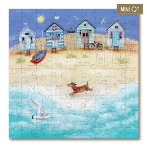 Beach Huts - Mini Quarter Tin Beach & Ocean By Victory Wooden Puzzles, LTD