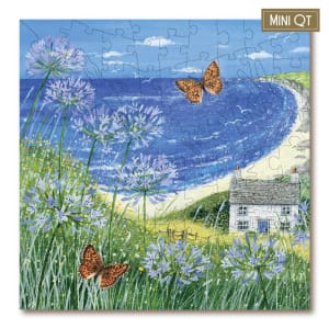 Cottage By The Sea - Mini Quarter Tin Beach & Ocean By Victory Wooden Puzzles, LTD
