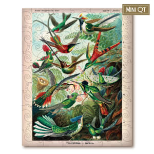 Hummingbirds - Mini Quarter Tin Flower & Garden By Victory Wooden Puzzles, LTD