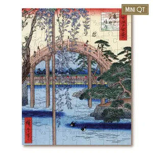 Kameido Tenjin - Mini Quarter Tin Asian Art By Victory Wooden Puzzles, LTD