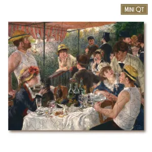 Luncheon of the Boating Party - Mini Quarter Tin Impressionism & Post-Impressionism By Victory Wooden Puzzles, LTD