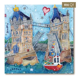 Tower Bridge MINI QT London & United Kingdom By Victory Wooden Puzzles, LTD
