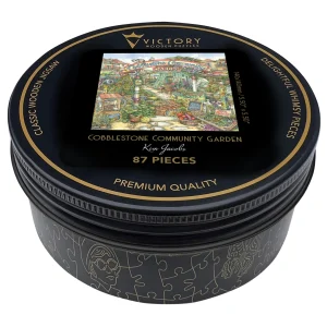 Cobblestone Community Garden MINI QT Flower & Garden By Victory Wooden Puzzles, LTD
