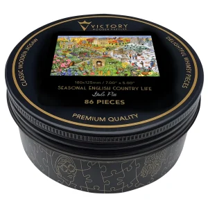 Seasonal English Country Life MINI QT Countryside By Victory Wooden Puzzles, LTD