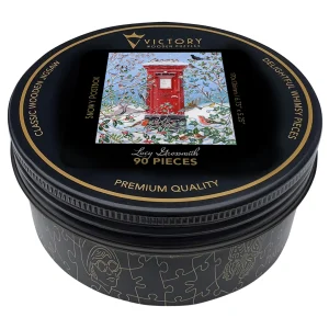 Snowy Postbox MINI QT Winter By Victory Wooden Puzzles, LTD