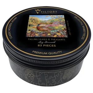 Falling Leaves & Pheasants MINI QT Birds By Victory Wooden Puzzles, LTD