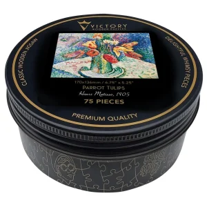 Parrot Tulips MINI QT Flower & Garden By Victory Wooden Puzzles, LTD