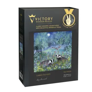 Summer Badgers (Large) Animals By Victory Wooden Puzzles, LTD