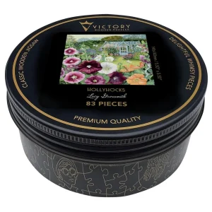 Hollyhocks Flower & Garden By Victory Wooden Puzzles, LTD