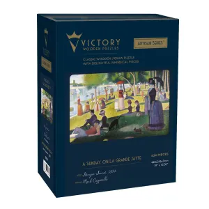 A Sunday on La Grande Jatte Impressionism & Post-Impressionism By Victory Wooden Puzzles, LTD
