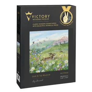 Hare In The Meadow Bunny By Victory Wooden Puzzles, LTD