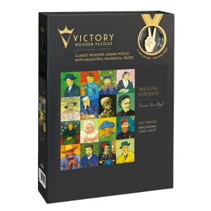 Van Gogh Portraits Impressionism & Post-Impressionism By Victory Wooden Puzzles, LTD
