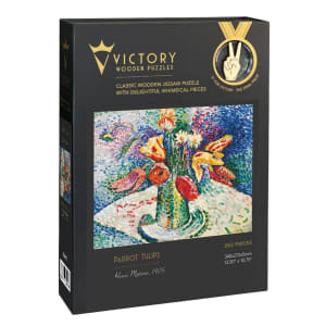 Parrot Tulips Impressionism & Post-Impressionism By Victory Wooden Puzzles, LTD