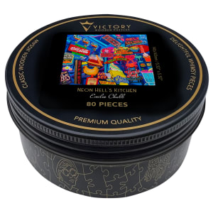 Neon Hell's Kitchen MINI QT Collage By Victory Wooden Puzzles, LTD