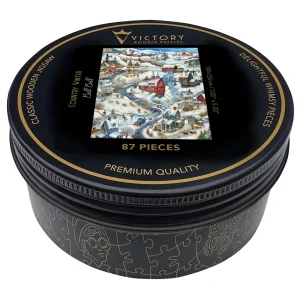 Country Winter MINI QT Winter By Victory Wooden Puzzles, LTD