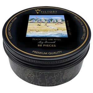 Beach Huts and Kites MINI QT Beach & Ocean By Victory Wooden Puzzles, LTD
