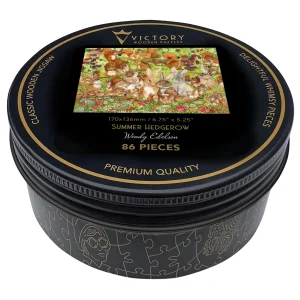 Summer Hedgerow MINI QT Bunny By Victory Wooden Puzzles, LTD