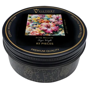 Rose Mallow MINI QT Flower & Garden By Victory Wooden Puzzles, LTD