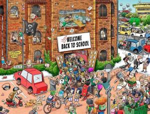 Back to School Chaos Humor By All Jigsaw Puzzles
