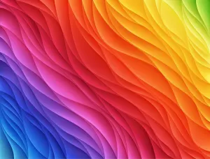 Wavy Rainbow - Impuzzible No.3 Rainbow & Gradient By All Jigsaw Puzzles
