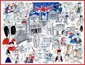 Map of London London & United Kingdom By All Jigsaw Puzzles